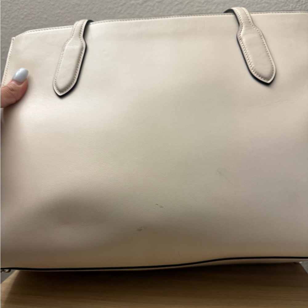 🤍🧸 Coach Large Nina Tote - Cream Color 🤍🧸 - Picture 4 of 14